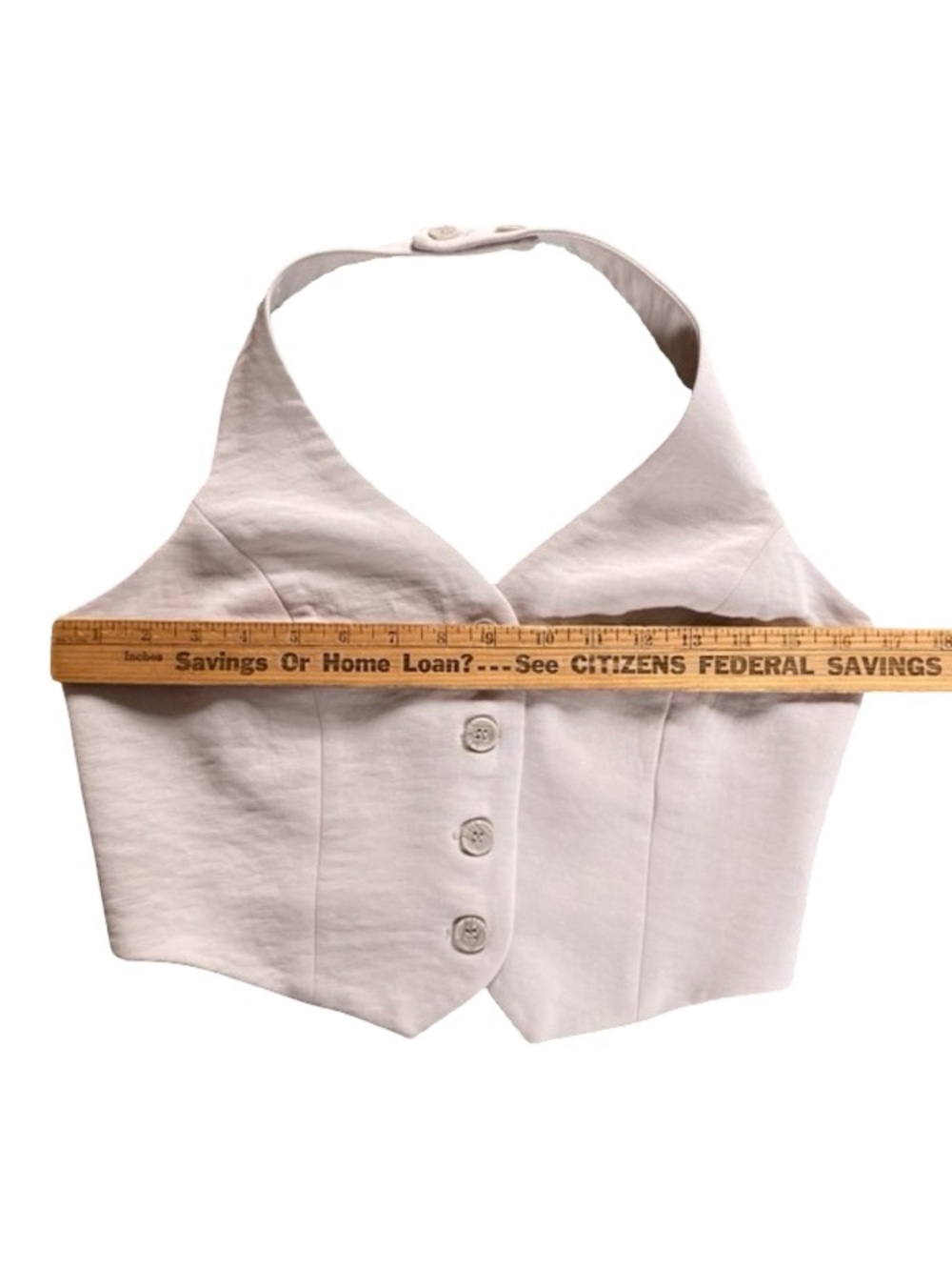 Christian Lacroix Halter Vest Button Up Size 4  Like New - Picture 9 of 10